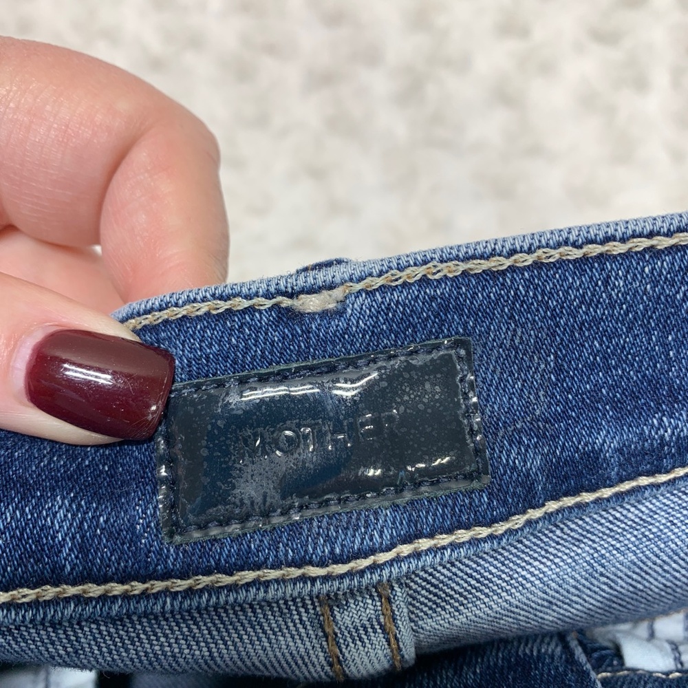 Mother The Hustler Ankle Fray Jean in Satisfaction Guaranteed Sz 25 - Picture 10 of 16